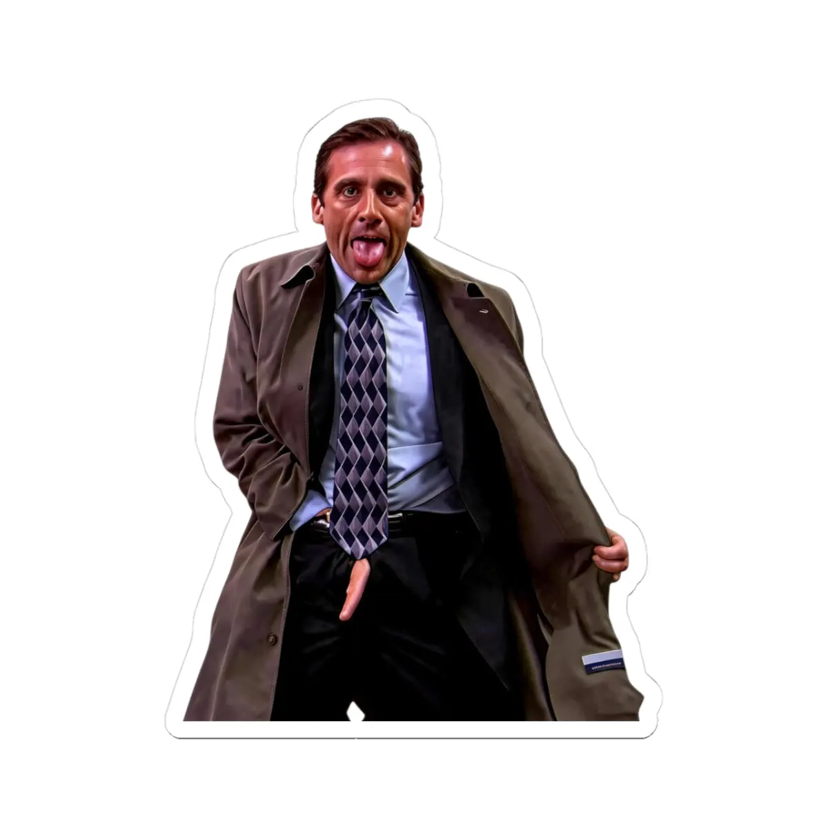 Michael Scott Finger Sticker