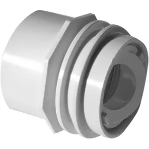 212 MAIN Aquastar Pool 1.5 in. Flush Mount Return with 1 in. Orifice, Black Water Barrier, Pool Supplies