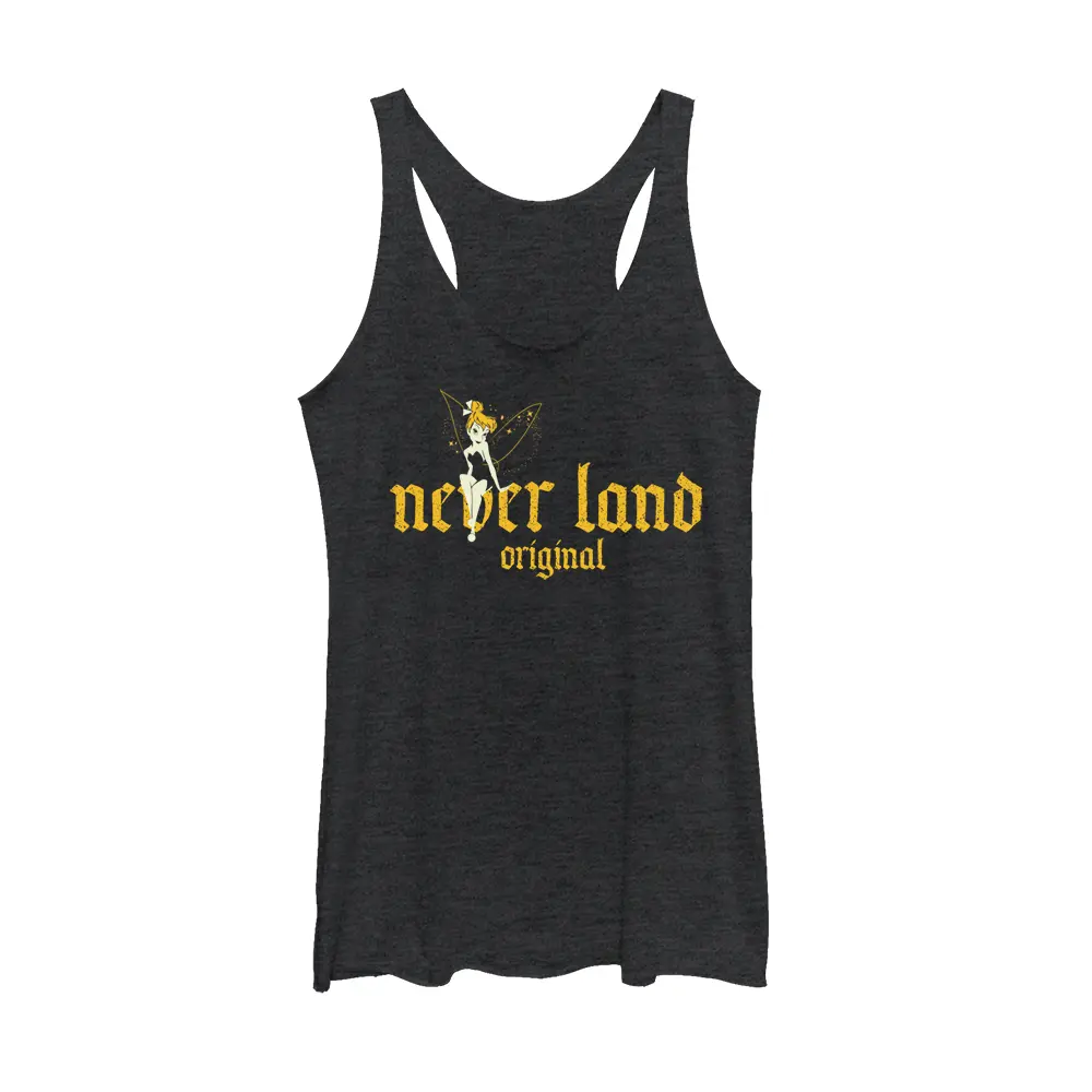 Women's Peter Pan Tinker Bell Neverland Original Racerback Tank Top