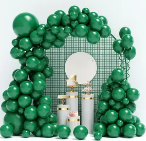Sage Green Blue Balloons Garland kit, 138pcs Dusty Blue Sand White and Gold Balloons for Boys Baby Shower Wedding Birthday Jungle Safari Woodland Wild One Party