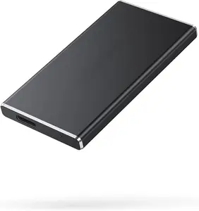 500GB Portable External SSD, USB 3.1 Gen2 450MB/s High-Speed Data Transfer, Metal USB C Mini Portable External Solid State Drive for PC, Laptop, Phones and More