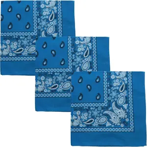 Set of 3 Jumbo Bandanas Trio of Oversized Bandanas