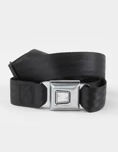 BUCKLE-DOWN  Mens Seatbelt Belt, Black