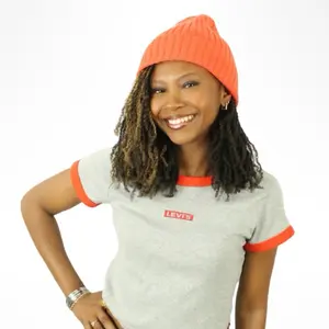 Orange Satin-lined Beanie