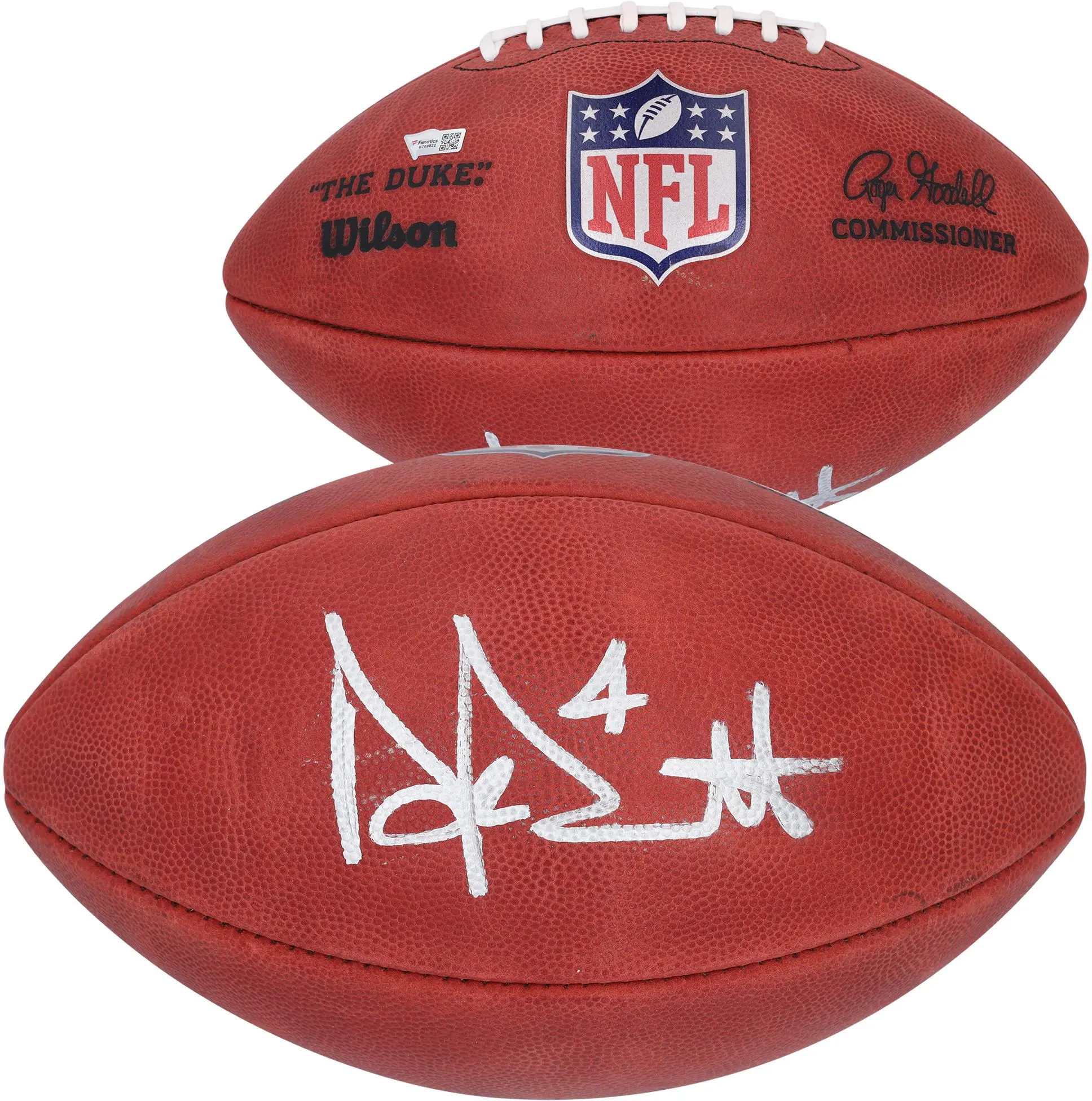 Dak Prescott Dallas Cowboys Autographed Duke Game Football - Fanatics Authentic Certified