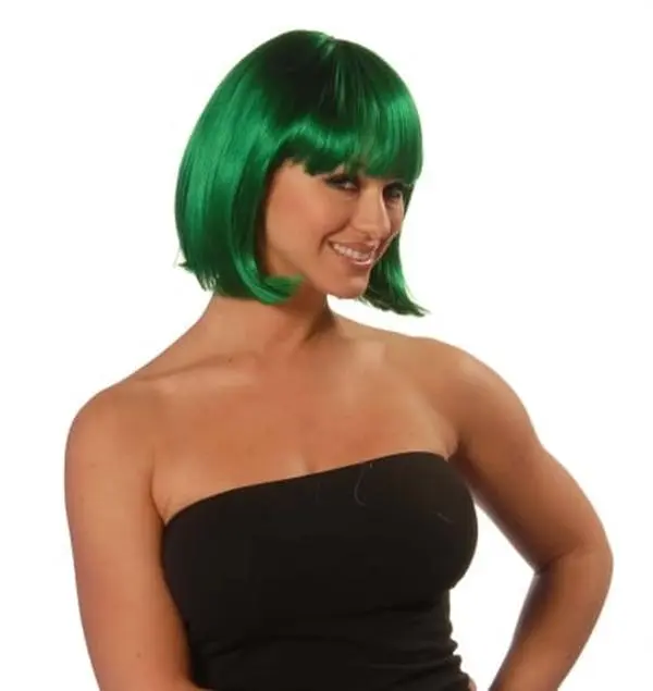 212 MAIN Emerald Charm Synthetic Wig, Adjustable Costume Wig for Fashion Accessory Use, Adjustable Wig