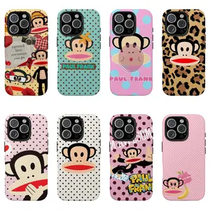 PPaul Frankk Monkey Phone Case, Cute Cartoon Julius Design Protective Cover for ip and ss, gift for fans and kids, cute phone cover