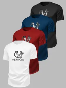 High-End Metal Medusa Print T-Shirt, Ideal for Fitness, Running, Training, Home Wear, Summer Street Style, Comfortable Breathable Fabric