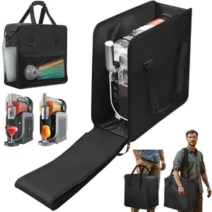 Carrying Bag for Ninja Slushie Machine FS301 & FS300, Portable Travel Tote Storage Bag with Front-Opening Design for Frozen Drink Maker, Thick Padded Protector for Machine Accessories