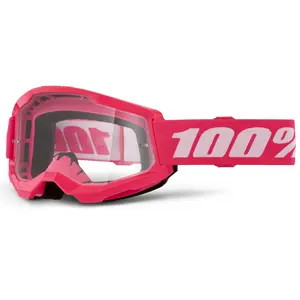 100% Strata 2 Pink Goggles