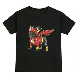 Fastest Puppy Alive Superhero Dog T Shirt Funny Comic Dog Lover Gift Nerdy Flash Inspired Pet Humor Top