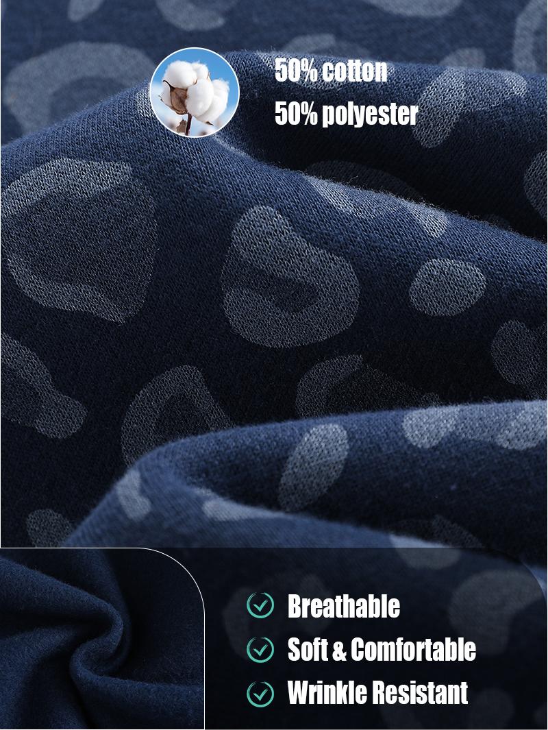 Men’s leopard-print casual trousers with side pockets, lightweight and breathable soft fabric, loose comfortable casual sweatpants, ideal for daily wear and all-year running