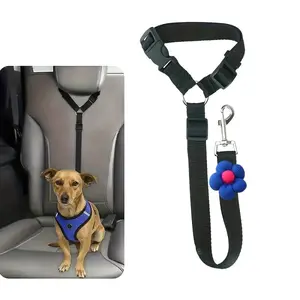 1 dog seat belt, suitable for vehicles, pet car safety rope to keep dogs safe in the car, dog seat belt buckle, dog car seat belt, Christmas gift
