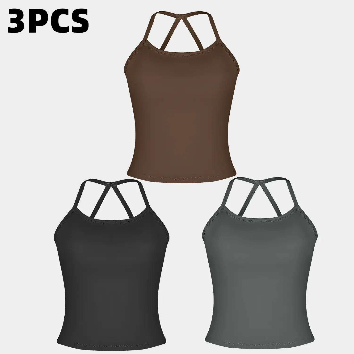 Black, Dark Gray, Deep Coffee