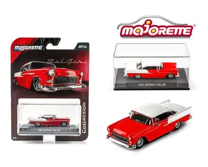 Majorette 1:64 Collector Series 1955 Chevrolet Bel Air Red White