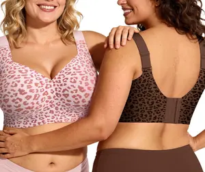 Jelly Bras Women Seamless Lift Bra Wireless Push Up No Underwire Full Coverage Plus Bras Comfort Supportive Sports T-Shirt Bra