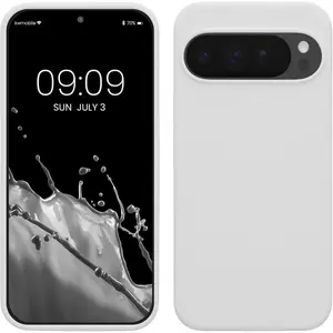 Liquid-Style Google Pixel 9 Pro XL/10/10 Pro XL Phone Case, Soft TPU, Oil-Sprayed Finish, Classic Straight Edges & Soft Velvet Interior Lining, Superior Drop & Shock Protection Protective Cover,Premium Minimalist Design casing