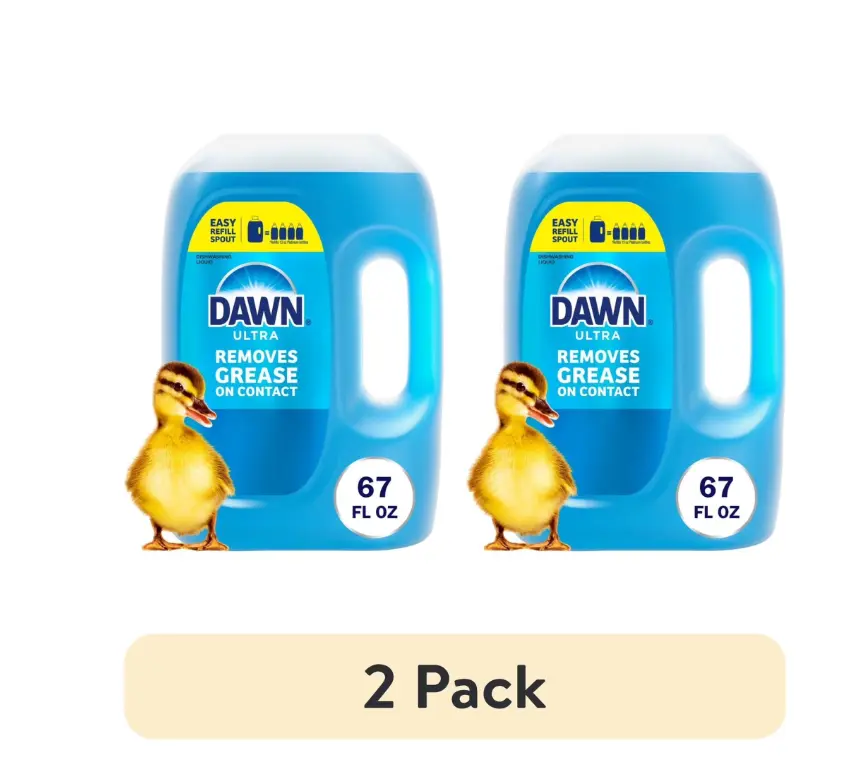 (2 pack) Dawn Ultra Refill Jug Dish Soap, Dishwashing Liquid, Original, 67 fl oz