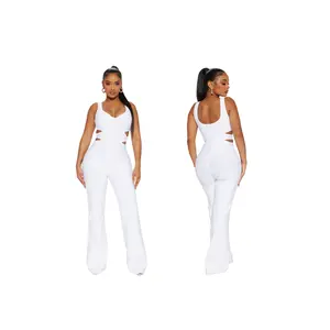 Bandage Jumpsuit - White (FINAL SALE) (NO RETURN)