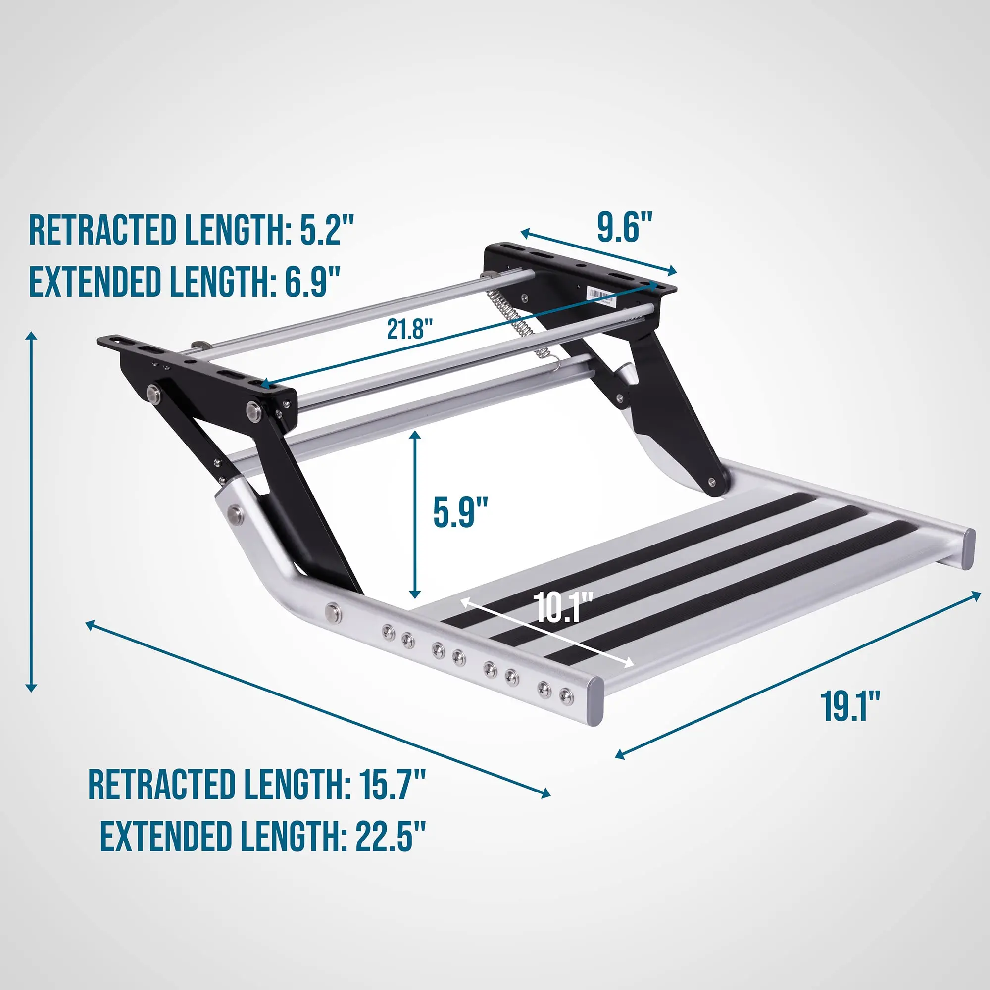 Hike Crew Manual RV Step | Universal One-Step Retractable Camper ...