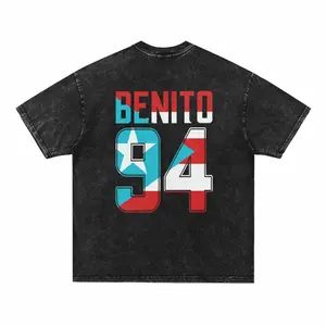 Team Benito Bowl 2026 T-Shirt, Bad Bunnie Hafttime S Bowl LX football Washed Tee, Debí Tirar Más Fotos Vintage Double-Side Shirt, Soft Fabric Cotton, Menswear Unisex Concert, Apparel Man Classic Casual, Gift for Music Fans