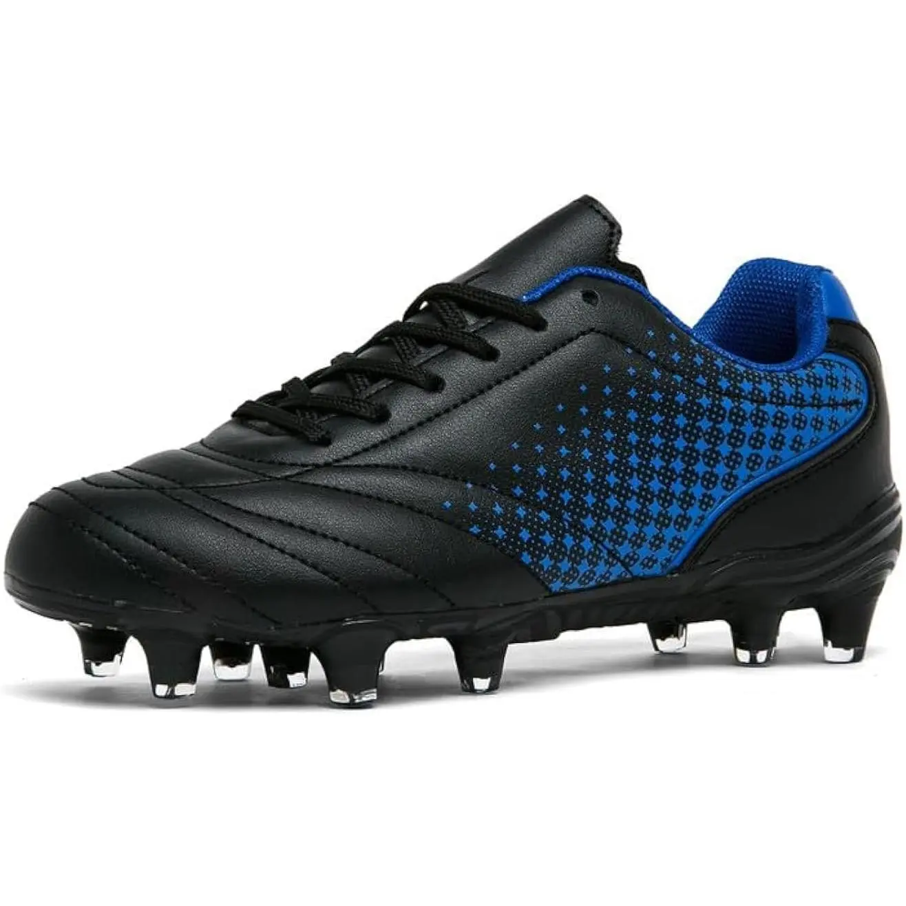 Firm Ground Kids Soccer Cleats | Lightweight & Durable Girls and Boys Soccer Cleats with Excellent Traction Unisex Football Shoes with Padded Heel Anti-Stretch Lining