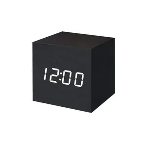 High Brightness LED Digital Alarm Clock - Big Screen Multifunctional Desktop Decoration Sign with Time & Temperature Monitoring, Compact for Bedroom Nightstand