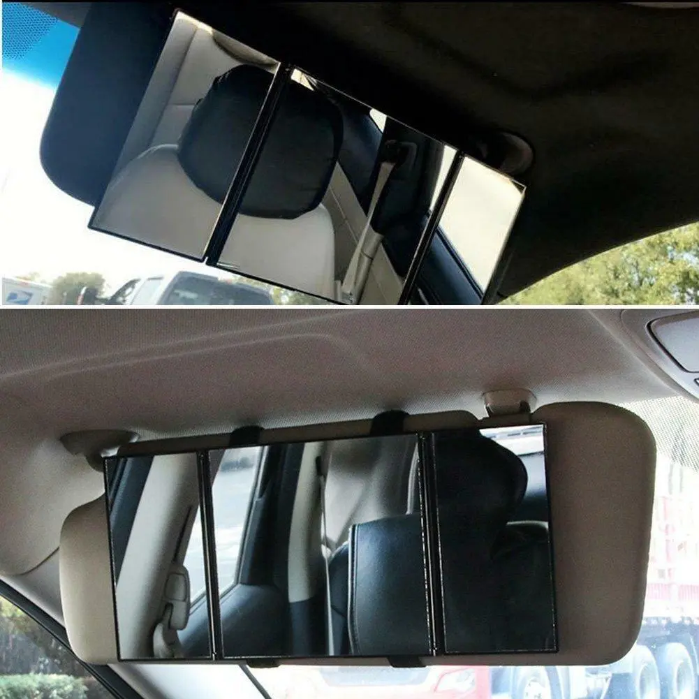 Trifold Car Visor Mirror
