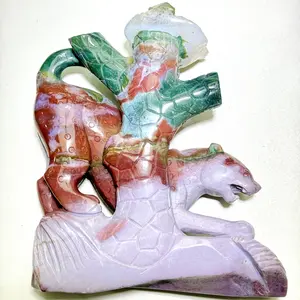 Ocean jasper tiger carvings natural crystal products