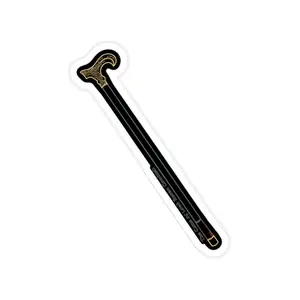 The Cane of Lord Enver Gortash Transparent Outdoor Stickers, Die-Cut, 1pc