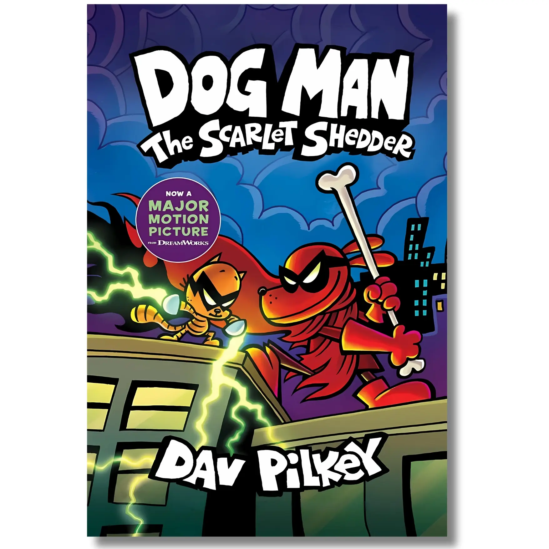 Dog Man: The Scarlet Shedder - Fun, Suspenseful Bestseller Adventure Graphic Novel (Dog Man #12) by Captain Underpants' Creator
