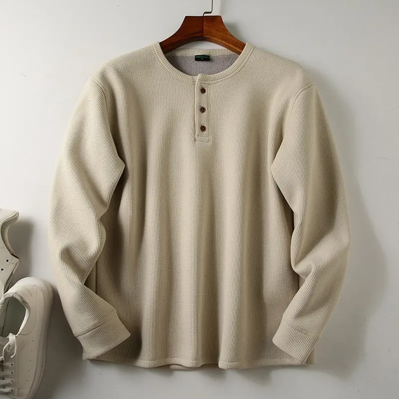 Khaki color (with velvet long sleeves)