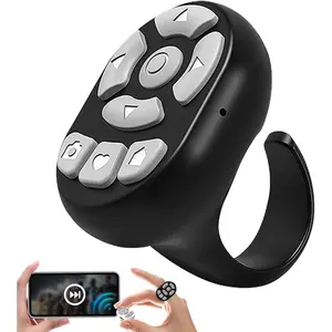 Scrolling Ring for Tiktok Remote Control for TikTok, Page Turner, Camera Video E-book Recording Remote, iPhone, iPad, iOS, Android Outdoorfun Electronic Gadgets