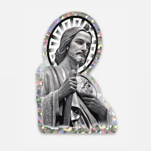 San Judas Glitter Sticker
