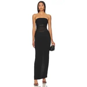 Amanda Uprichard X Revolve Myles Maxi in Black