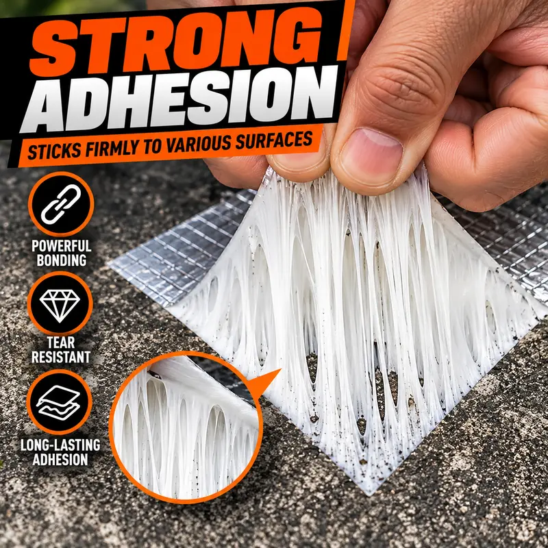 Butyl Tape Aluminum Waterproof Sealing Tape 2inch x 39.4inch for RV Roof Window Glass Boat Pipe and Leak Repair ultra-strong Butyl Tape Aluminum Waterproof Sealing Tape 2inch x 39.4inch for RV Roof Window Glass Boat Pipe and Leak Repair ultra-strong