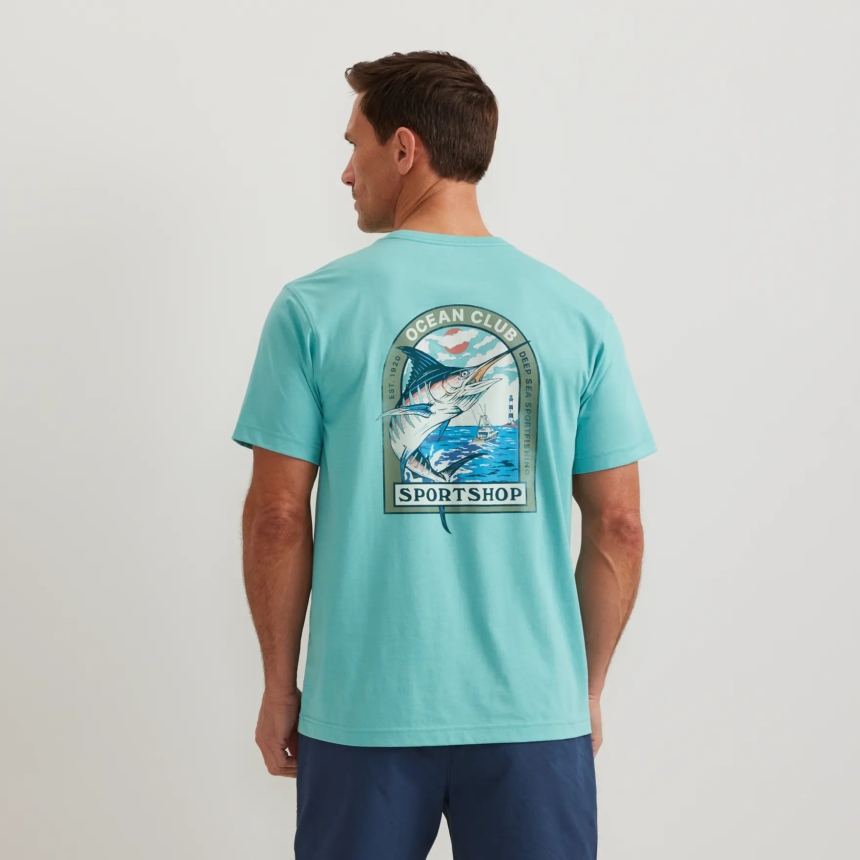 Eddie Bauer Men's EB Ocean Club T-Shirt Everyday Comfort Outdoor Everyday Casual