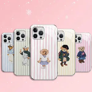 Suitable for [iPhone 13 Pro Max] high-end women's phone case🤩，a variety of fun bear patterns are available to choose from✨🥰，drop-resistant, affordably priced，fingerprint-resistant  995
