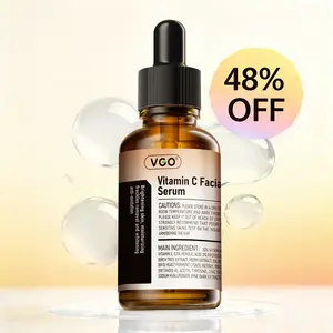 VGO Vitamin C Face Serum, Hydrating Serum with Vitamin C, Hyaluronic Acid, Vitamin E & More, Serum for Dullness Radiance, Balanced Tone Complexion-B Firming Essence Moisturizing Dark Spot Corrector