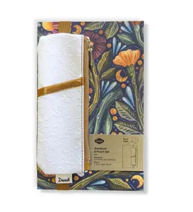 Denik Notebok and Pouch Set