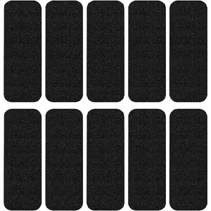 10 Pack Ceiling Fan Blade Filters, Activated Coconut Carbon Easy-Stick Universal Air Filter for Ceiling Fans, For Common Household Contaminants