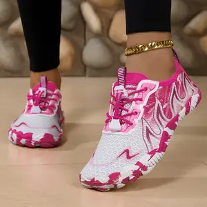 Women's hiking barefoot shoes, women's water shoes, fitness yoga shoes, non-slip outdoor sports multifunctional training shoes, women's lightweigh, quick-dry, non-slip, breathable, fabric upper design, ENA sole