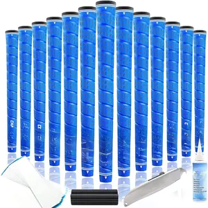 WRAP-Y Rubber Golf Grips 13 Pack Come with All Repair Kits - High Feedback and Traction Golf Club Grips