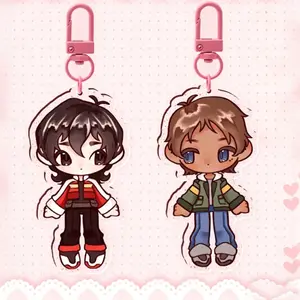 Voltron: Legendary Defender Keith & Lance Keychain, Acrylic Charms, Perfect Gift for Fans