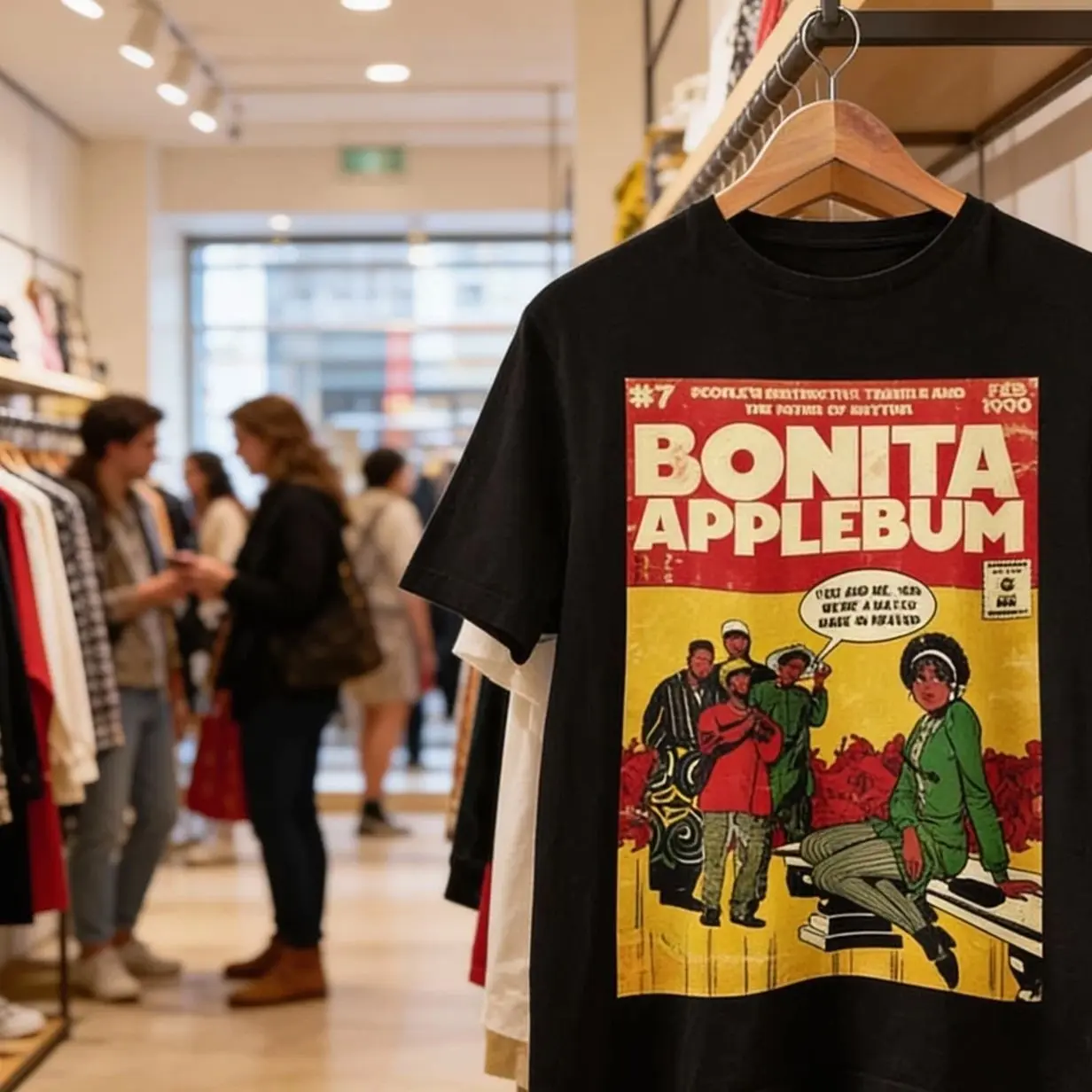 A Tribe Called Quest Shirt, Bonita Applebum! Album, 80s 90s Hip Hop RB NWT 2