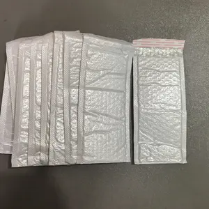 50 Thick Bubble Wrap Bags, 11x22+4 Cm Waterproof Shockproof Packaging, Jewelry Gift Shipping Protection, Durable Mailing Supplies
