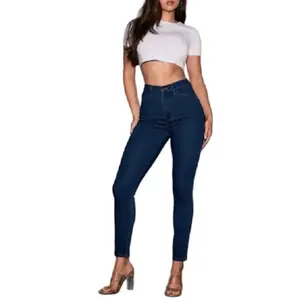 Aveline Jeans - A pair of high rise skinny jeans featuring tinted wash throughout, two back patch pockets, faux front pockets, and a zip-fly closure. Our new version of ridgid denim fabric gives cozy and soft touch as well as stretchness.   54% Cotton