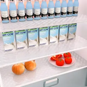 Transparent Washable Cuttable Drawer Liner, Non-Slip Refrigerator Inner Lining, Suitable for Fridge Glass Shelves Cabinets Home Kitchen Supplies