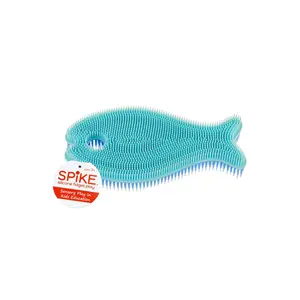 SPIKE Silicone Sensory Fish - Light Blue with Textured Design for Sensory Play and Learning