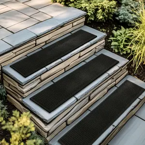 Honeycomb Recycled Rubber Coal Stair Tread